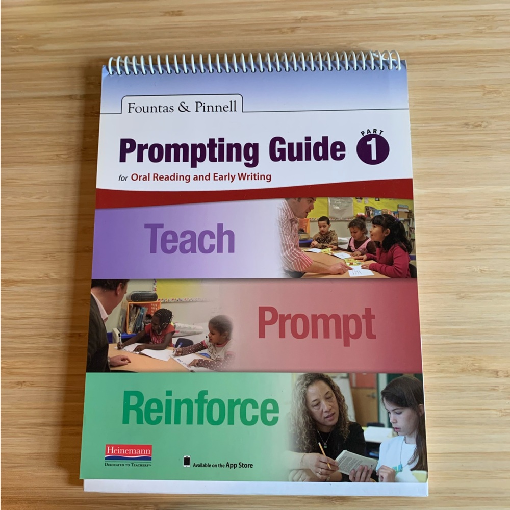 Prompting Guide for Oral Reading and Early Writing by Fountas & Pinnell Part 1